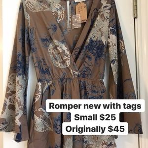 Long sleeve Boutique romper